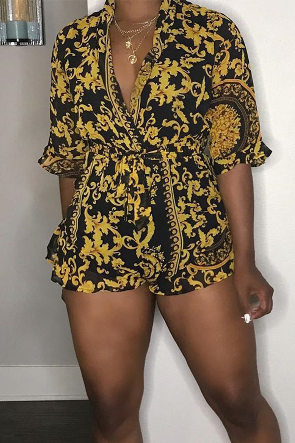 Golden Drip Saucy Short Sets
