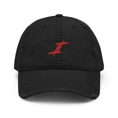NL Red Distressed Dad Hat