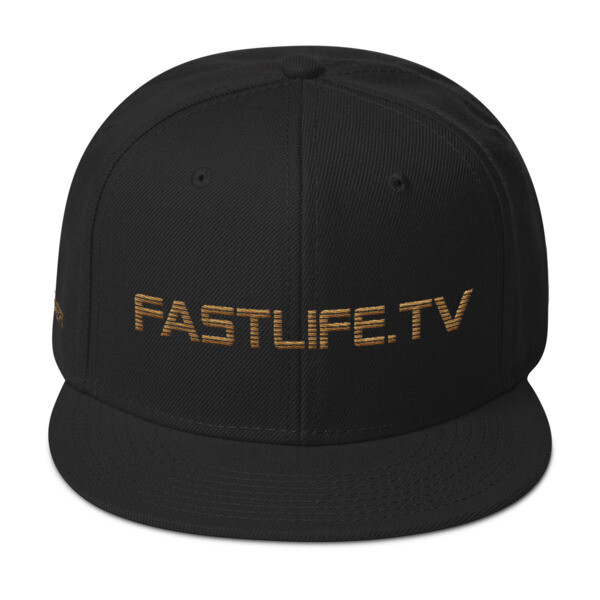 Fastlife Dreamer Black & Gold Snapback Hat