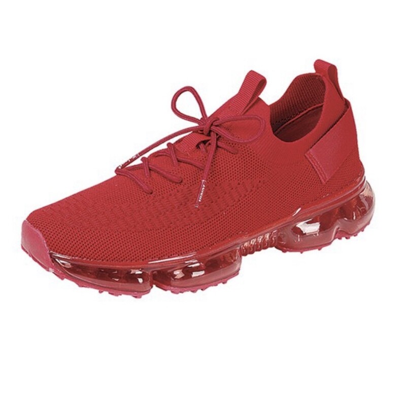 “Red Comfy Sneakers”
