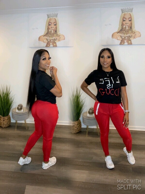 Red Joggers