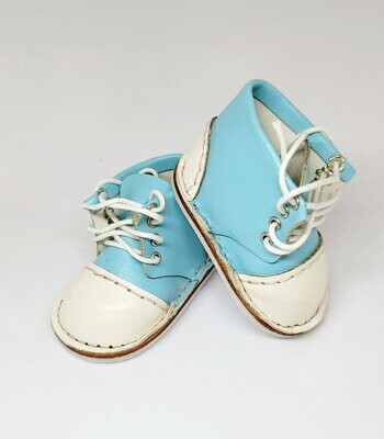 Classic blue & cream shoes