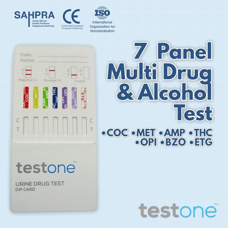 Drug and Alcohol ETG 7 Panel Multi Test testone.co.za