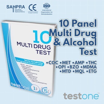 10 Panel Drug & Alcohol Multi Test  ( Single Test )