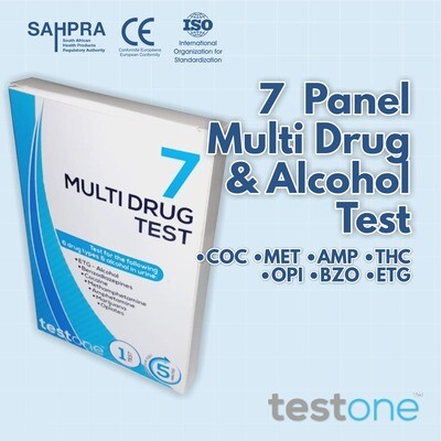 7 Panel Drug & Alcohol Multi Test ( Single Test )