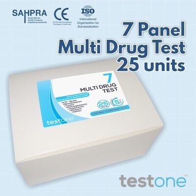 7 Panel Drug &amp; Alcohol Multi Test (Box of 25) 