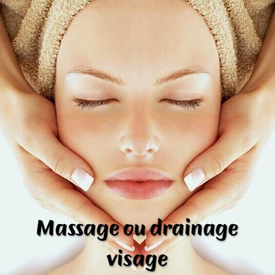 Massage ou drainage visage forfait de 3 séances