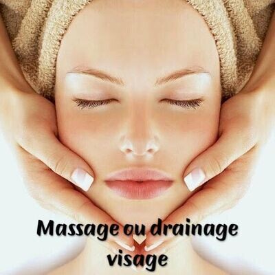 Massage ou drainage visage forfait de 3 séances