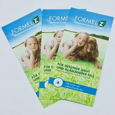 Flyer Formel-Z® für Hunde
