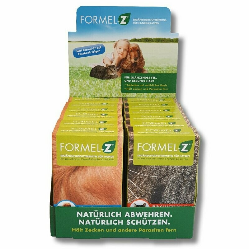 Formel-Z Thekendisplay mit 12 Packungen Formel-Z Thekendisplay mit 12 Packungen