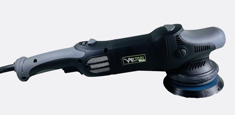 Lucidatrice professionale roto orbitale a filo VaeTool due.                                                   Orbita 15mm Platorello per tamponi 125/135mm.