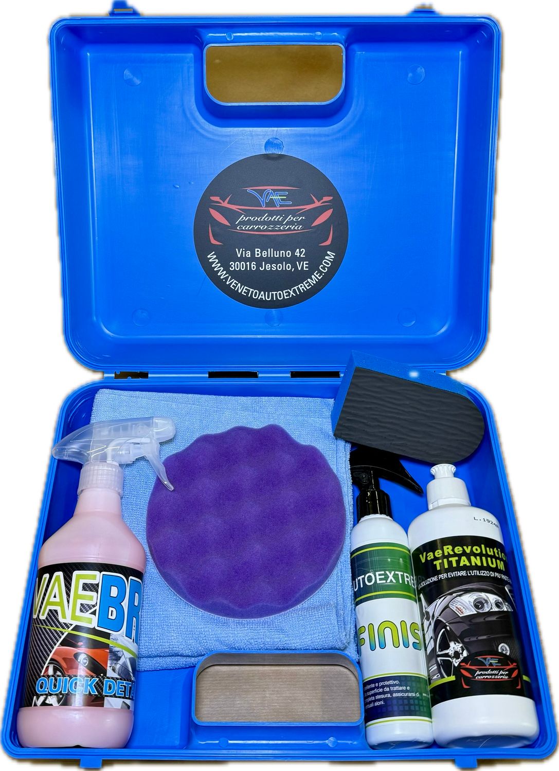 KIT Lucidatura VaeRevolution Titanium Dek Platorello 150mm