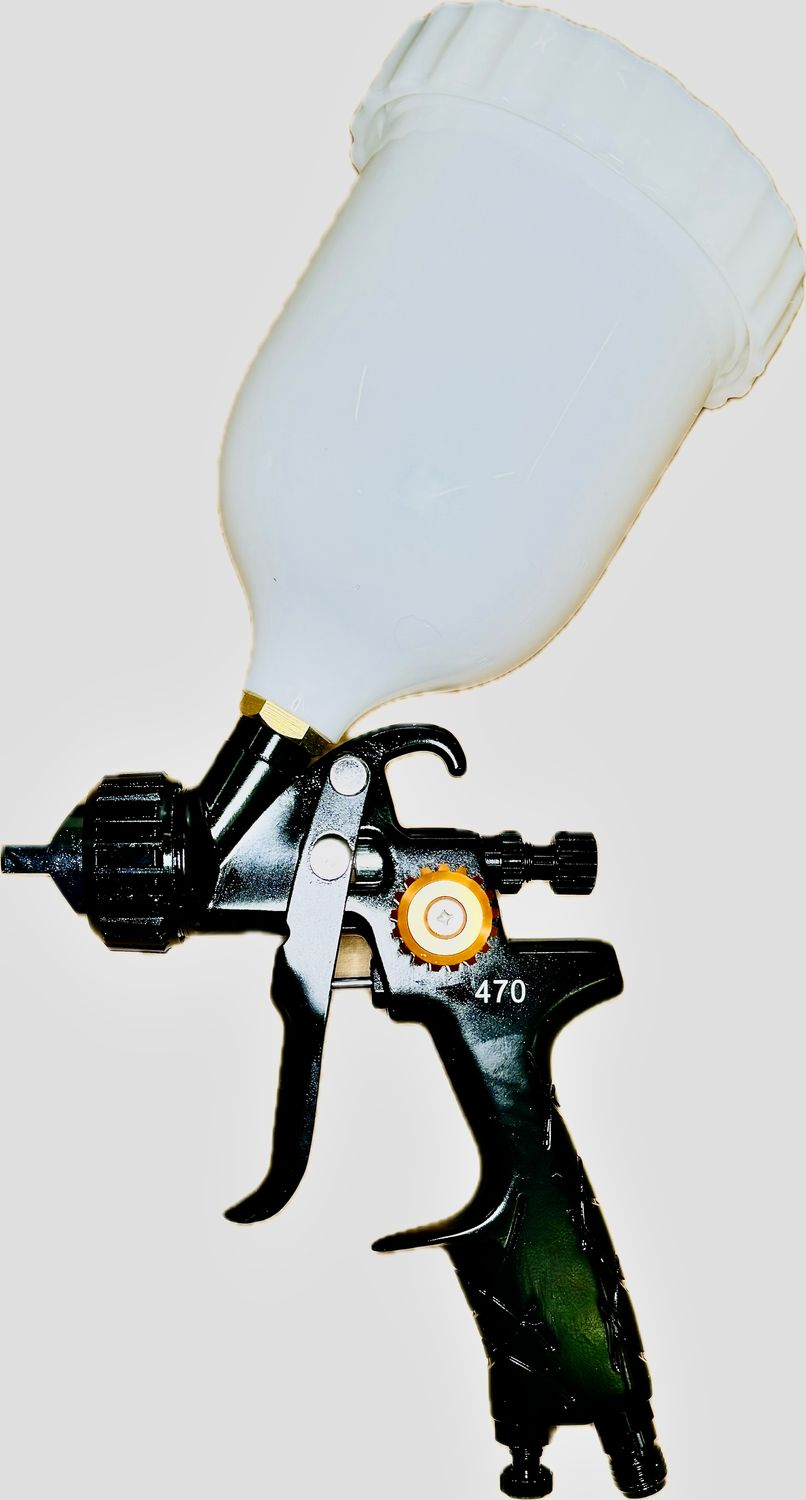Aerografo con tazza 500 ml.