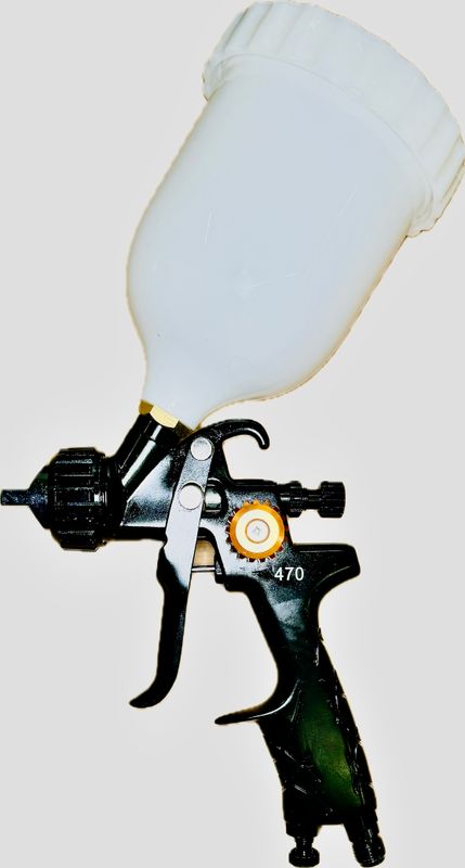 Aerografo con tazza 500 ml.