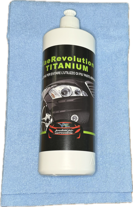VaeRevolution Titanium flacone 500 gr panno qualità taglio ultrasuoni in omaggio