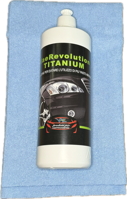 VaeRevolution Titanium flacone 500 gr panno qualità taglio ultrasuoni in omaggio VaeRevolution Titanium flacone 500 gr panno qualità taglio ultrasuoni in omaggio