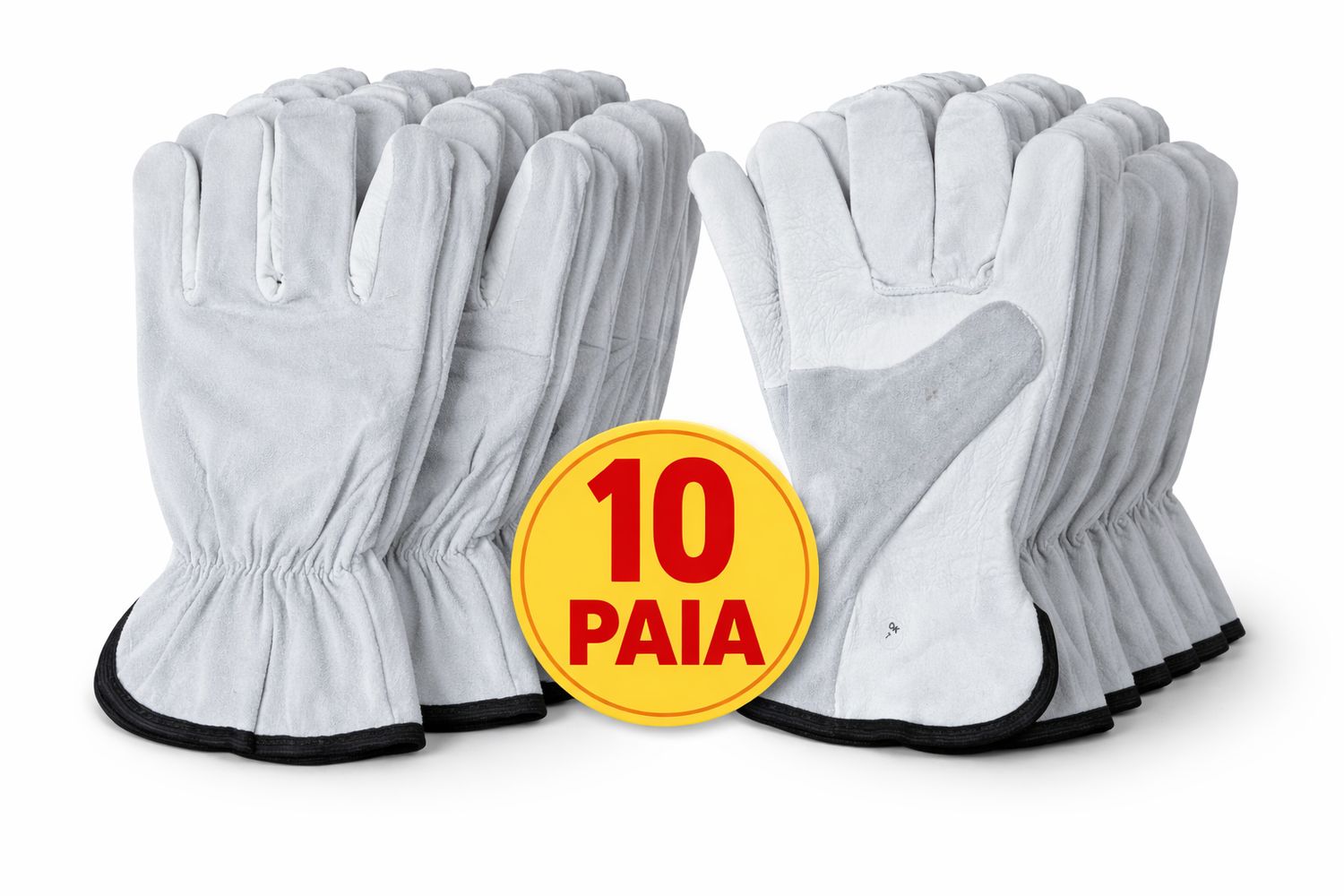 GUANTI IN PELLE BOVINA MEDIO PESANTI (MISURA MEDIO GRANDE)