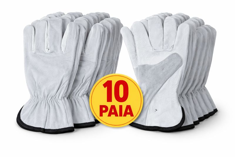 Guanti in pelle Bovina misura medio grande. Spedizione gratuita. Consegna rapida 2/4 giorni lavorativi.