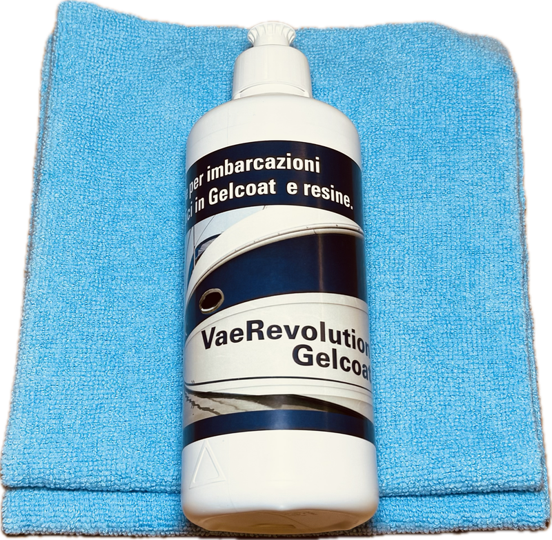 VaeRevolution Gelcoat (2 panni multifibre qualità omaggio). Spedizione gratuita. Consegna rapida 2/4 giorni lavorativi.