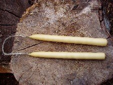 Beeswax candles (Dinner/historical)