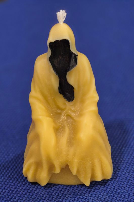 Dementor beeswax candle