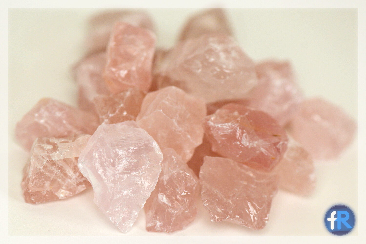 Rosenquarz Rohsteine 1kg "Ready To Use"