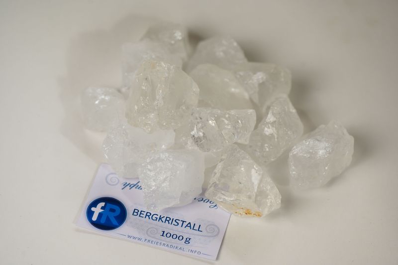 Bergkristall Rohsteine klein, 1kg gute Qualität, "Ready To Use"