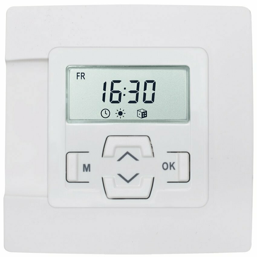 LCD Jalousiezeitschaltuhr Unterputz Speedtimer Jalousie Schaltuhr Rademacher
