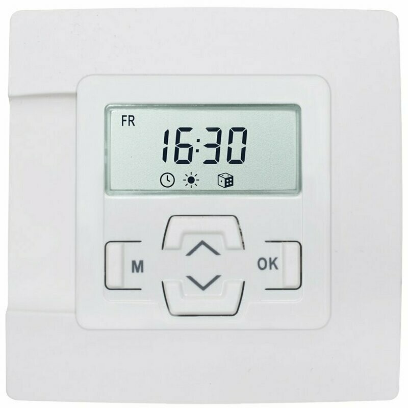 LCD Jalousiezeitschaltuhr Unterputz Speedtimer Jalousie Schaltuhr Rademacher LCD Jalousiezeitschaltuhr Unterputz Speedtimer Jalousie Schaltuhr Rademacher