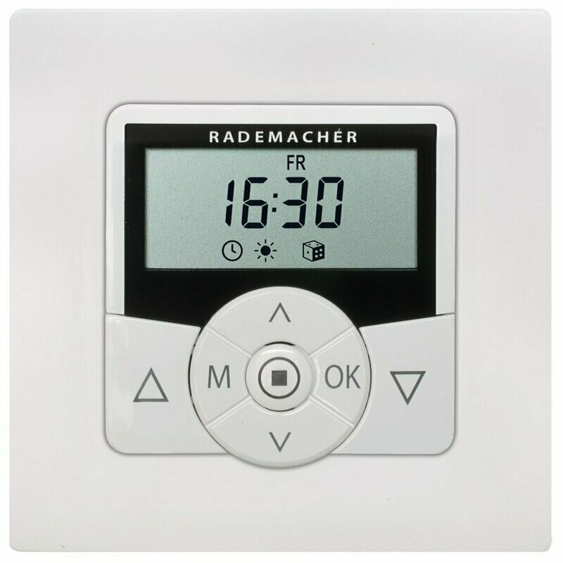 LCD Jalousiezeitschaltuhr Unterputz TROLL COMFORT 5625 UW Rademacher LCD Jalousiezeitschaltuhr Unterputz TROLL COMFORT 5625 UW Rademacher
