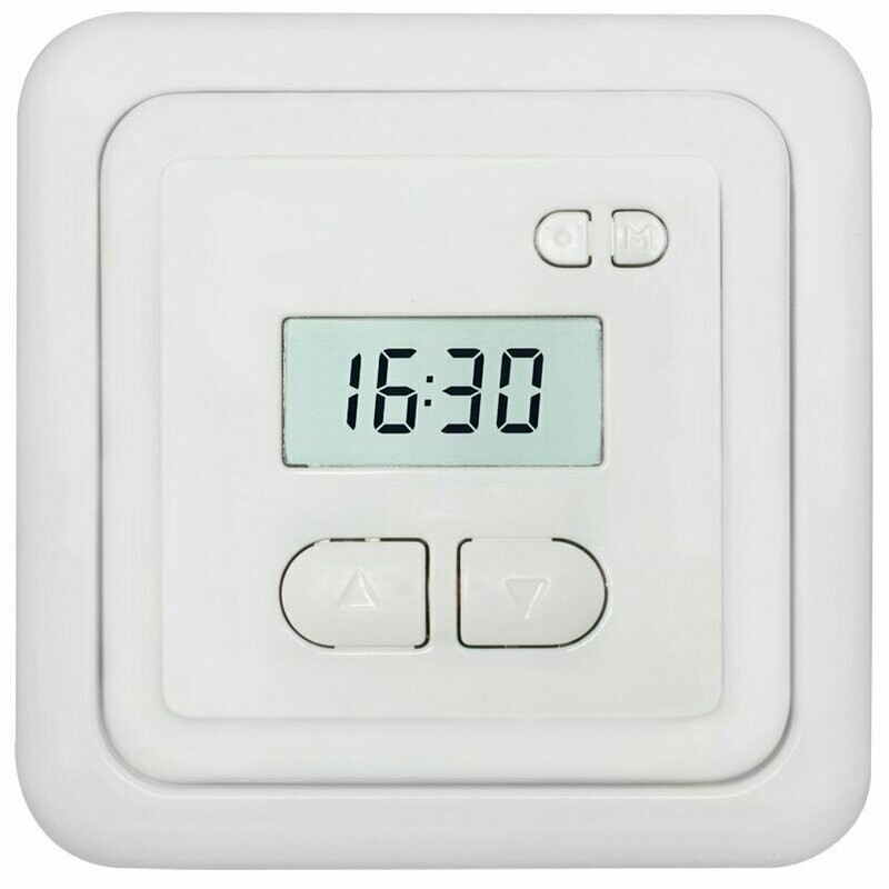 LCD Jalousiezeitschaltuhr DUOMATIC 50A Unterputz Rolladenschalter Tagesprogramm