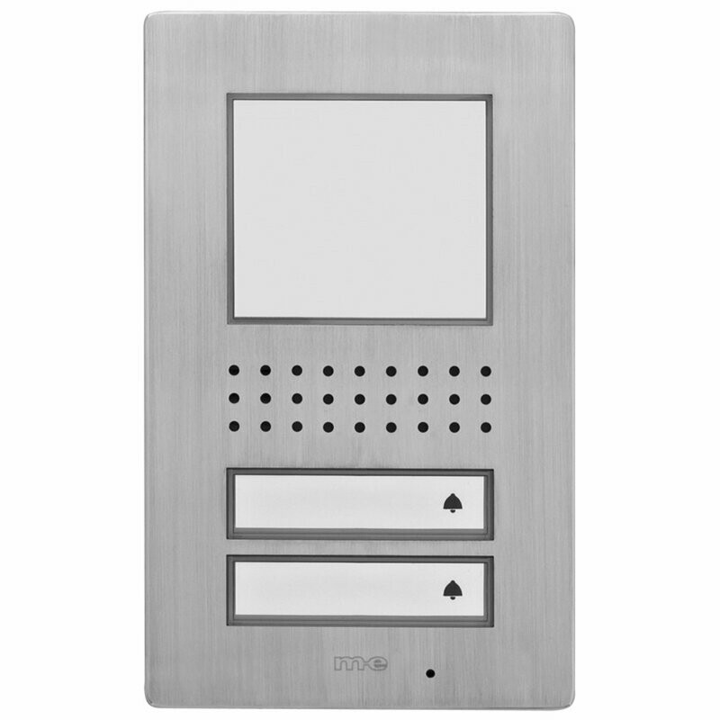 Türstation für Türsprechanlage Audio Edelstahl 2 Familien Aussenstation m-e Türstation für Türsprechanlage Audio Edelstahl 2 Familien Aussenstation m-e