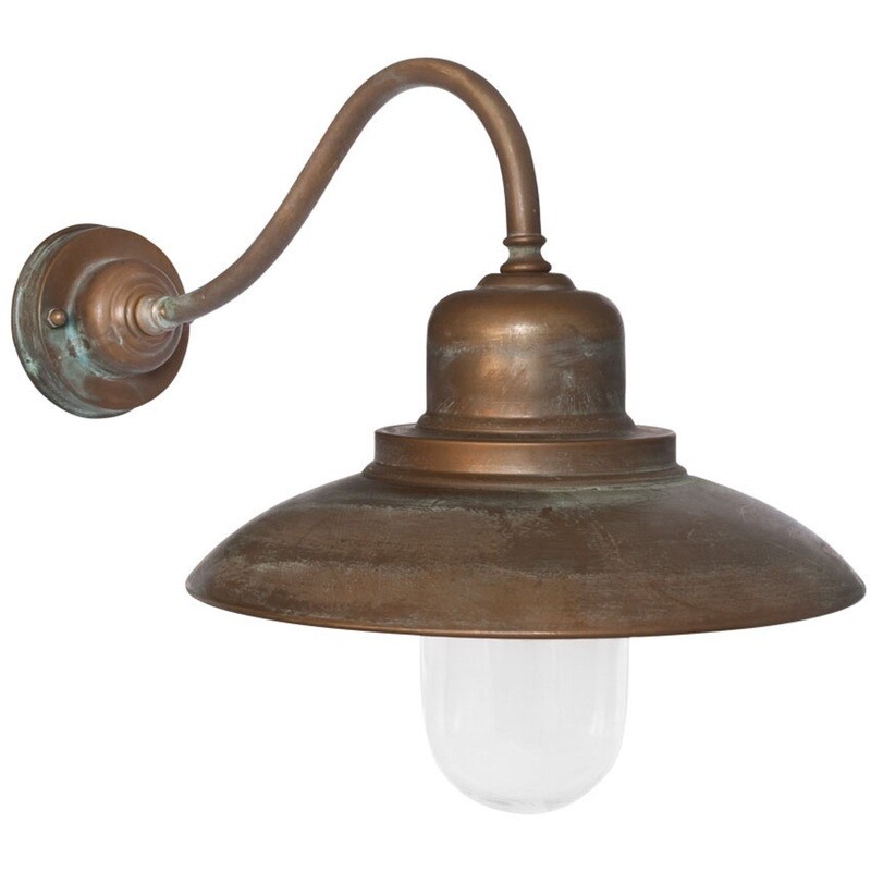 Schiffsleuchte Aussenwandleuchte Aussenlampe Messing 230V E27 max. 75W MORETTI Schiffsleuchte Aussenwandleuchte Aussenlampe Messing 230V E27 max. 75W MORETTI