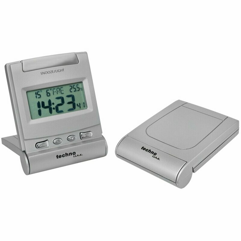 Reisewecker mit Quarzuhrwerk Wecker WQ 170 silber TechnoTrade Collection Reisewecker mit Quarzuhrwerk Wecker WQ 170 silber TechnoTrade Collection