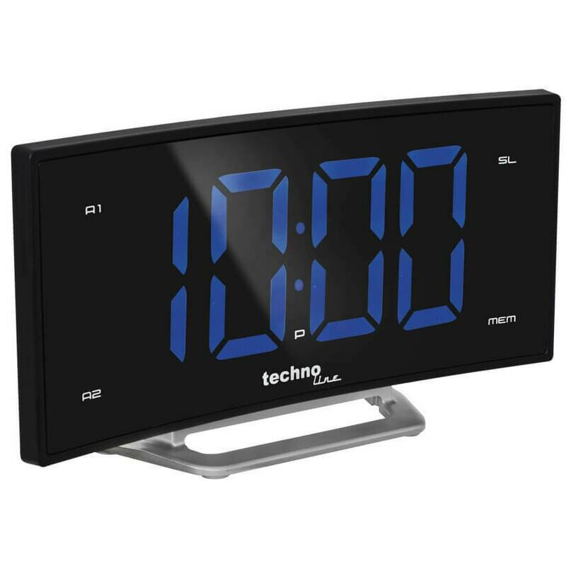 Radiowecker mit Quarzuhrwerk Wecker WT 460 schwarz silber TechnoTrade Collection Radiowecker mit Quarzuhrwerk Wecker WT 460 schwarz silber TechnoTrade Collection