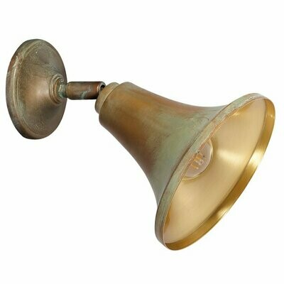 Wandleuchte Wandlampe Spot schwenkbar Altmessing patiniert Messing MORETTI LUCE Wandleuchte Wandlampe Spot schwenkbar Altmessing patiniert Messing MORETTI LUCE