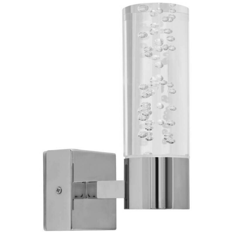 LED Badleuchte Wandlampe IP 44 chromfarben Acrylglas mit Bläschen LEDs 3,2W TRIO LED Badleuchte Wandlampe IP 44 chromfarben Acrylglas mit Bläschen LEDs 3,2W TRIO