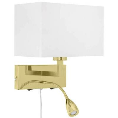 Wandleuchte Wandlampe SAVOY Metall messingfarben mit LED Leseleuchte MARK SLÖJD Wandleuchte Wandlampe SAVOY Metall messingfarben mit LED Leseleuchte MARK SLÖJD