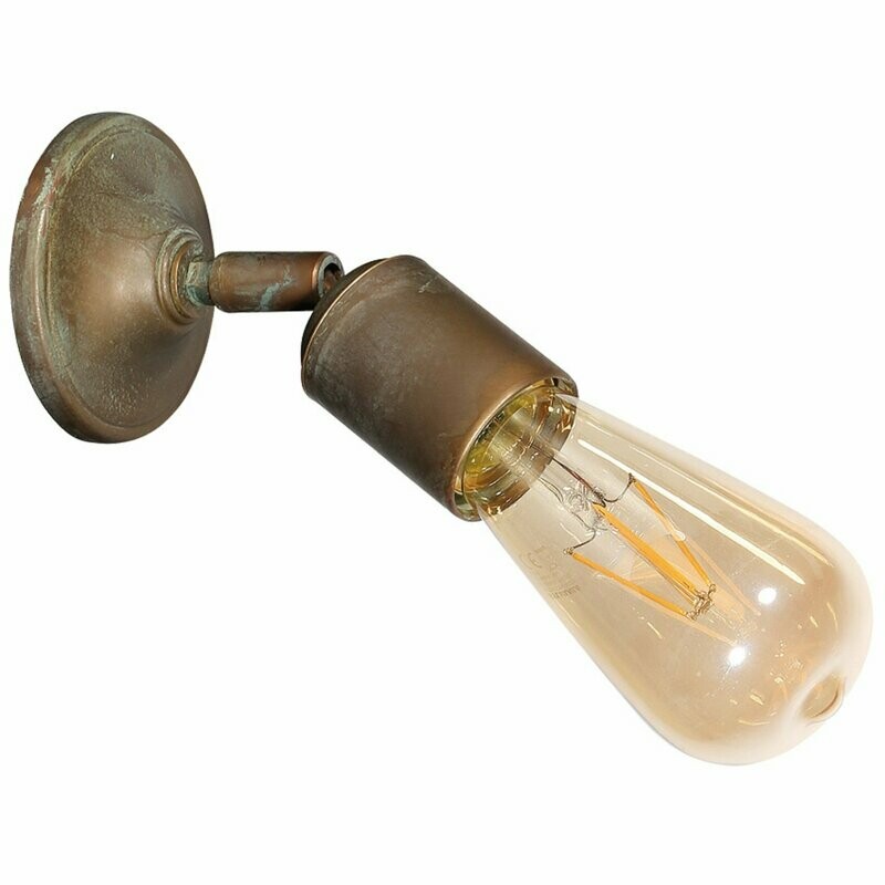 Wandleuchte Wandlampe Altmessing patiniert Messing MORETTI LUCE 3090.AR Wandleuchte Wandlampe Altmessing patiniert Messing MORETTI LUCE 3090.AR