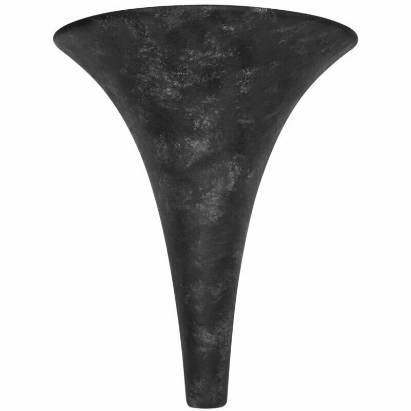 Wandleuchte Wandlampe Keramik Steinoptik Vasenform anthrazit max.60W BELFIORE Wandleuchte Wandlampe Keramik Steinoptik Vasenform anthrazit max.60W BELFIORE