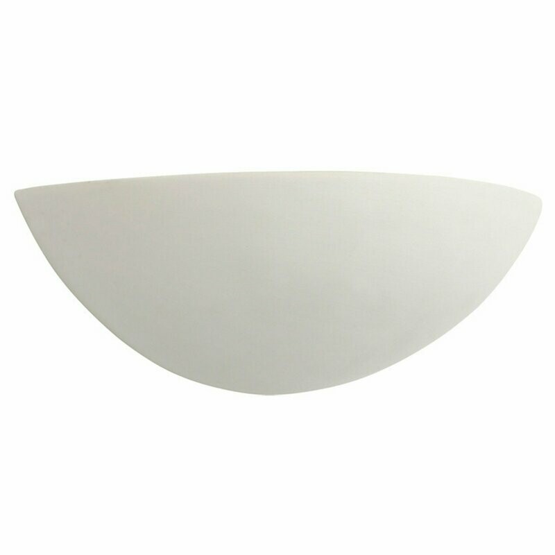 Wandleuchte Wandlampe 1x E27 max. 60W Keramik naturweiss überstreichbar CERAMICHE BORSO Wandleuchte Wandlampe 1x E27 max. 60W Keramik naturweiss überstreichbar CERAMICHE BORSO