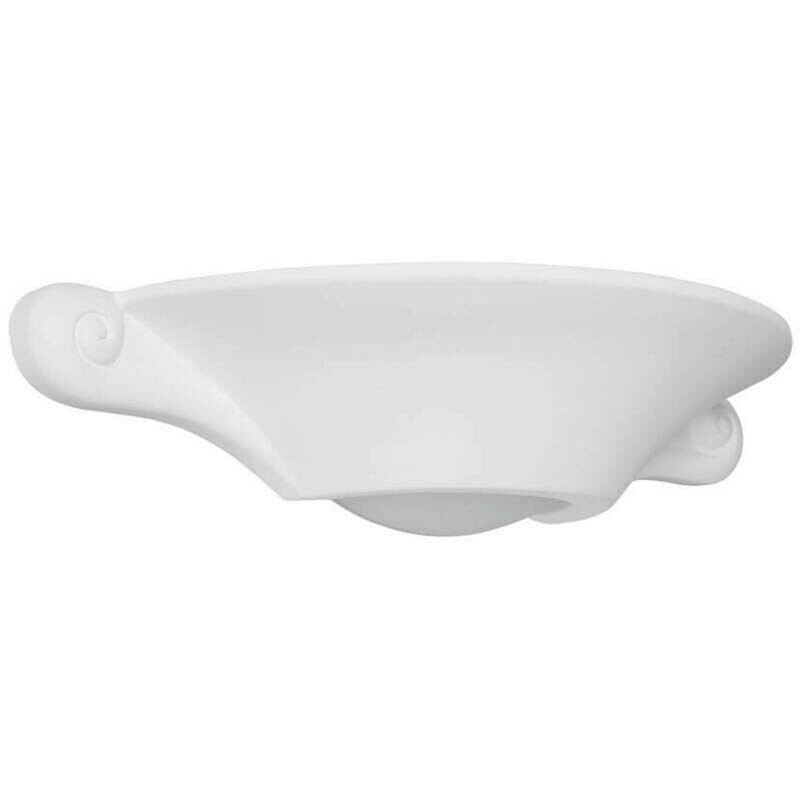Wandleuchte Wandlampe Keramik naturweiss überstreichbar 1xE27 max.52W BELFIORE Wandleuchte Wandlampe Keramik naturweiss überstreichbar 1xE27 max.52W BELFIORE