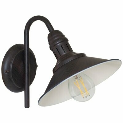 Wandleuchte Wandlampe STOCKBURY braun antik E27 max.60W EGLO Wandleuchte Wandlampe STOCKBURY braun antik E27 max.60W EGLO