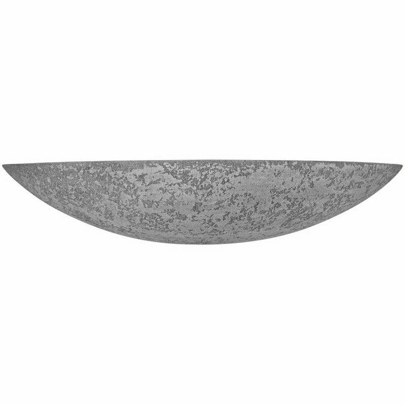 Wandleuchte Wandlampe Keramik Steinoptik hellgrau strukturiert max. 75W BELFIORE Wandleuchte Wandlampe Keramik Steinoptik hellgrau strukturiert max. 75W BELFIORE