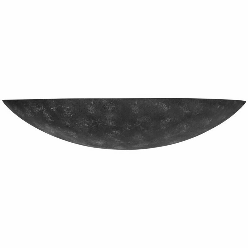 Wandleuchte Wandlampe Keramik Steinoptik glatt anthrazit max.75W BELFIORE Wandleuchte Wandlampe Keramik Steinoptik glatt anthrazit max.75W BELFIORE