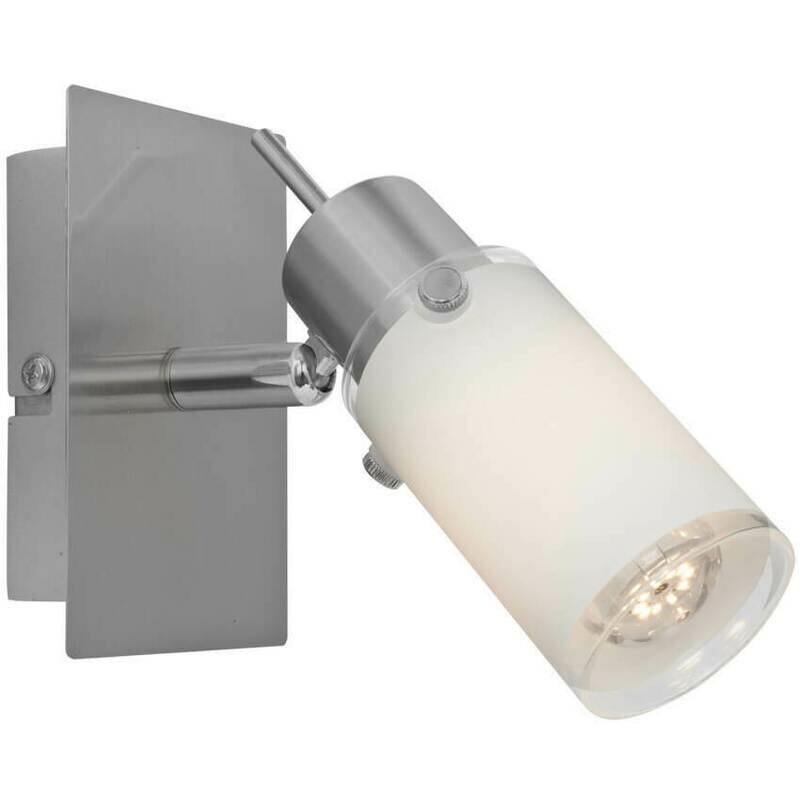 LED Wandleuchte Spot MAX nickelfarben LEDs 4W 400lm LeuchtenDirekt LED Wandleuchte Spot MAX nickelfarben LEDs 4W 400lm LeuchtenDirekt