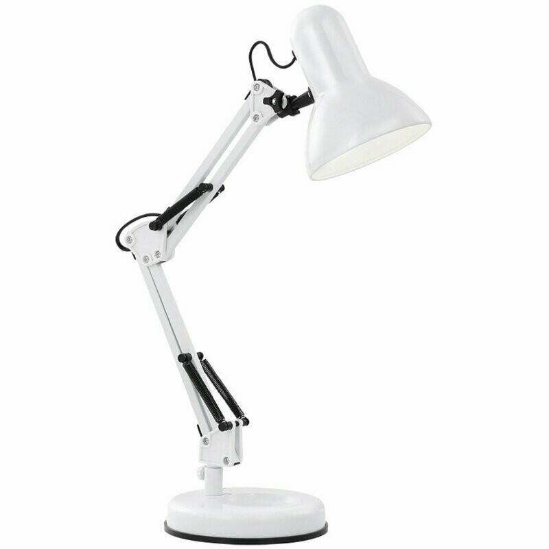 Tischleuchte Schreibtischleuchte Schreibtischlampe weiss Globo Tischleuchte Schreibtischleuchte Schreibtischlampe weiss Globo