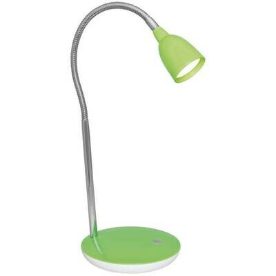 LED Schreibtischlampe Schreibtischleuchte ANTHONY Flexarm grün LEDs 3W BRILLIANT