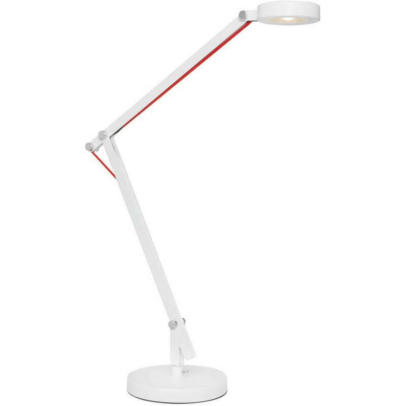 LED Schreibtischlampe Schreibtischleuchte AMSTERDAM weiss LEDs 5W TRIO LED Schreibtischlampe Schreibtischleuchte AMSTERDAM weiss LEDs 5W TRIO