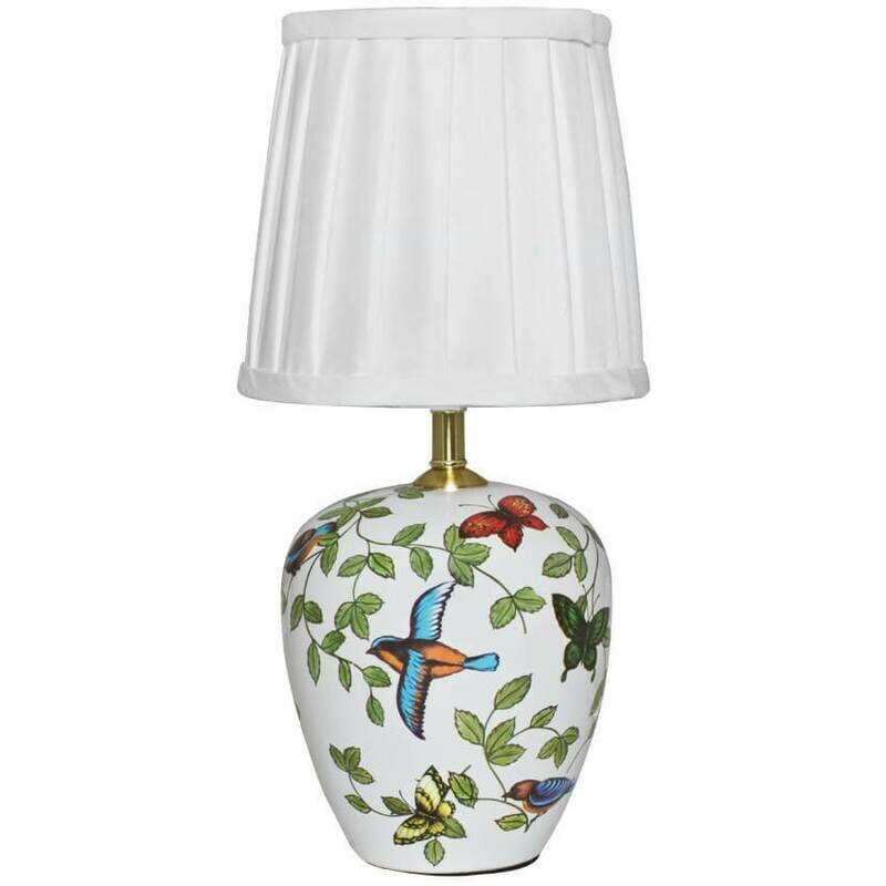 Tischleuchte Tischlampe CHERRY Keramikfuss Bird Vögel E14 max.40W MARK SLÖJD Tischleuchte Tischlampe CHERRY Keramikfuss Bird Vögel E14 max.40W MARK SLÖJD